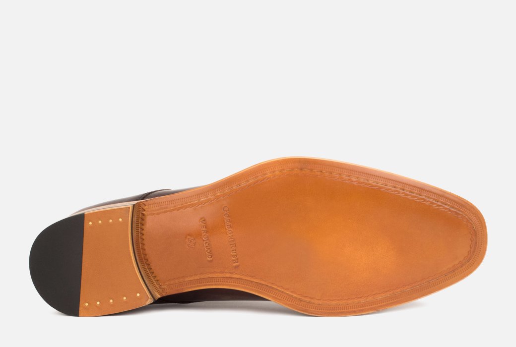 Gordon Rush Devin Derby Shoe Dark Brown Bottom View