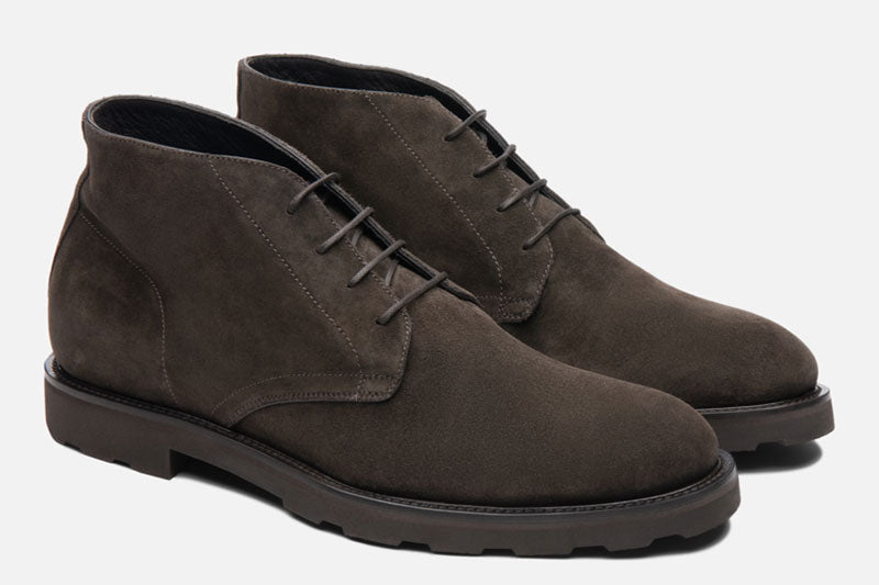 Gordon Rush Wesley Chukka Boot Dark Taupe Side View Pair