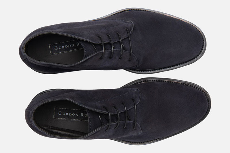 Gordon Rush Wesley Chukka Boot Navy Top View