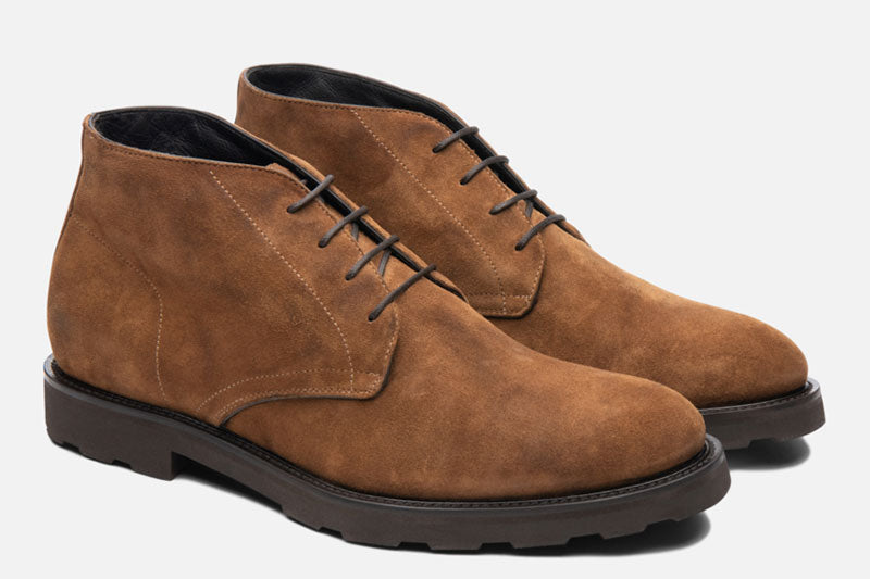 Gordon Rush Wesley Chukka Boot Tan Side View Pair