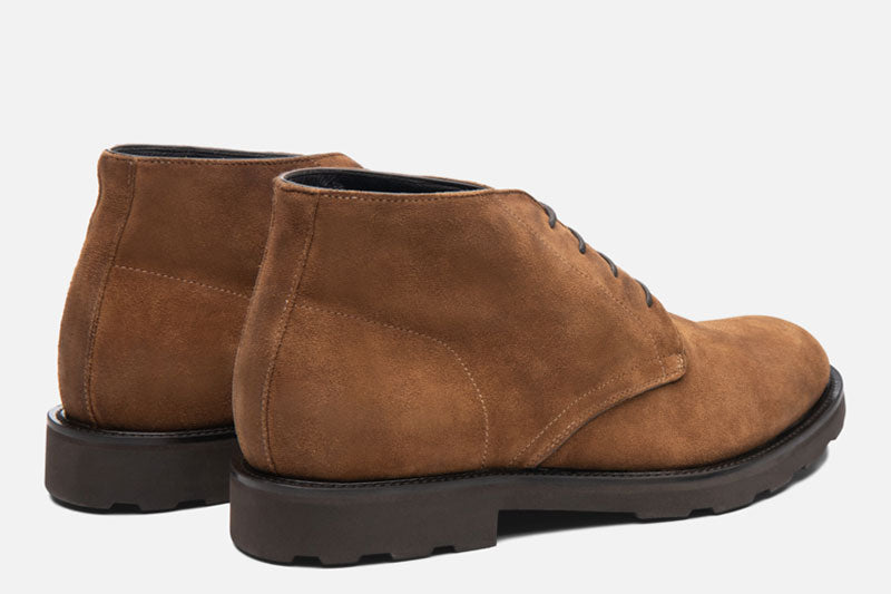 Gordon Rush Wesley Chukka Boot Tan Rear View Pair